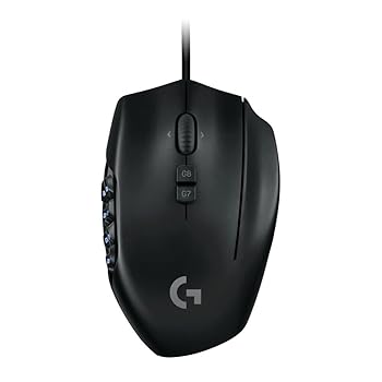 【中古】Logicool G ゲーミングマウス G600t 有線 ゲーミング 二十日鼠 USB 繋ぎ合わせる LIGHTSYNC RGB MMO 力くらべ向け 多名取り草 20個 放送番組名取り草 マイコン window