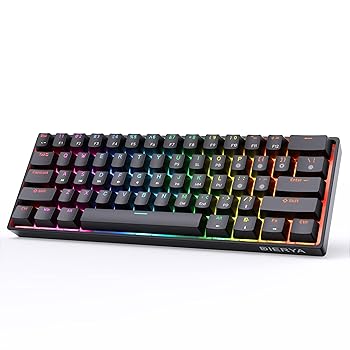 【中古】【39shop】DIERYA★DK61E 60%メカニカルゲームキーボード RGBバックライト有線PBTキーボード 防水 Type-C ミニ コンパクト 61キー コンピューターキーボード(非常に良い)｜アトリエ絵利奈 20,918円