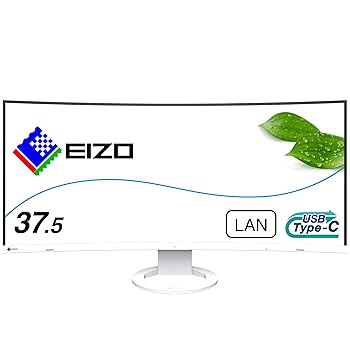 【中古】EIZO FlexScan EV3895-WT 37.5型/3840×1600/ウルトラワイド曲面モニター/アンチグレアIPS/疲れ目軽減/ホワイト/The warranty is valid only in 190,689円