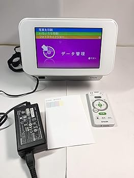 【中古】旧モデル エプソン Colorio me コンパクトプリンター E-600 7.0型TFTカラー液晶 デジタルフォトフレーム機能