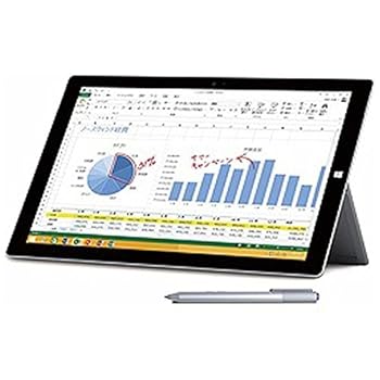 【中古】マイクロソフト Surface Pro 3 サーフェス 労働者階級Core i7/256GB 単体真似形 Windows経口避妊薬 5D2-00016 しろがね色 ノートPC-パソコン