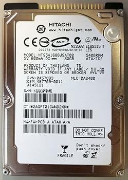 【中古】日立GST Travelstar 5K16080GB/ATA100/5400rpm/8MB HTS541680J9AT00