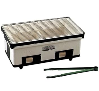 【中古】【39shop】炭用バーベキューコンロ★410&times;235&times;180 ワイド B-3(非常に良い)｜アトリエ絵利奈 24,678円