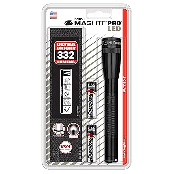 【中古】明るさ332lm / 本体色 : 黒いこと ミニマグライトプロ : Mini Maglite PRO LED Flashlight : SP2P01HL