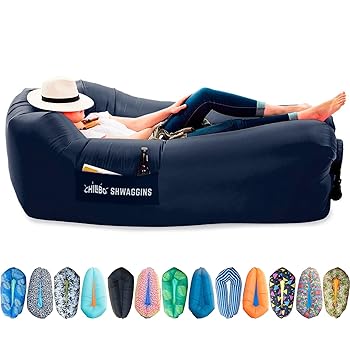 【中古】Chillbo Shwaggins インフレータブルソファ ? クールでインフレータブルチェア、簡単なセットアップは、ハイキングギア、ビーチチェア、音楽祭に