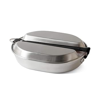 【中古】amabro MESS KIT PAN Round Steel アマブロ メスキットパン ラウンド