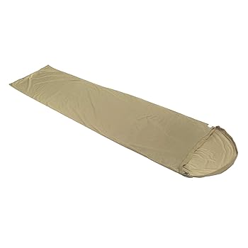 【中古】【39shop】Snugpakスナグパック★インナーシュラフ TS1ライナー デザートタン 寝袋 裏起毛 洗濯可 コンパクト アウトドア キャンプ コンパクト イギリス製(非常に良い)｜アトリエ絵利奈