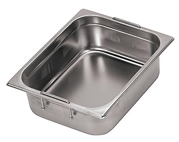【中古】Paderno World Cuisine 25 1 / 2インチby 20 7 / 8インチstainless-steelホテルパンwith Retractableハンドル ? 2 / 1 奥行: 4インチ