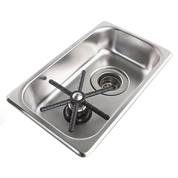 【中古】Espresso Parts Pan Dimensions Rinser, 6 by 25糎 by 5.1糎, Stainless Steel