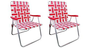 【中古】【39shop】Outdoor★Spectator アウトドアスペクテーター アルミ製 ウェビング折りたたみ式芝生/キャンプチェア 2個パック(非常に良い)｜アトリエ絵利奈
