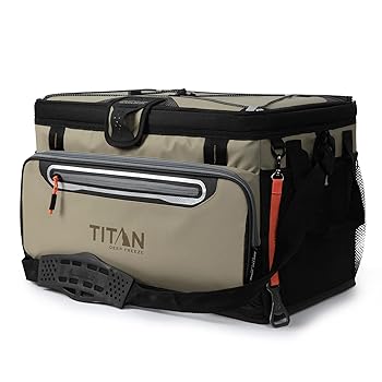 【中古】Titanタイタンクーラーボックス Deep Freeze 25L 48カン モス