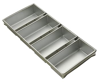 【中古】Focus Foodservice Commercial Bakeware 4 Strap 10 by 5-Inch Bread Pan Set by Focus Foodservice