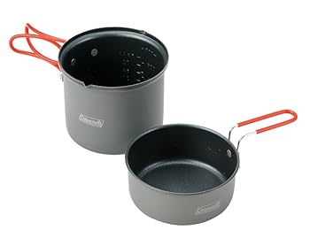 【中古】コールマンColeman クッカー パックアウェイ ソロクッカーセット 1人用 アルミ製 2000012957