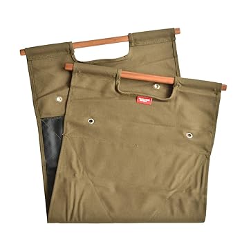 【中古】ハングアウトHang Out 焚き火 ログキャリー 薪バッグ LGC-400OL オリーブ