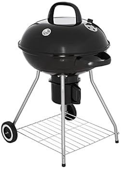 【中古】オリジナル BBQ 24インチ チャコールケトルグリル アウトドア ポータブル BBQ グリル 裏庭 料理 ステンレススチール スタンディング&グリルステ