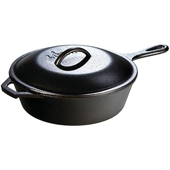 【中古】ロッジLodge ディープスキレット 蓋つき 鋳鉄 4.7L L10CF3