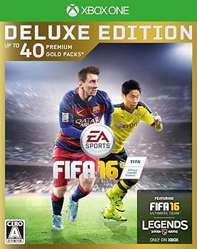 【中古】FIFA 16 DELUXE EEDITION限定版:Ultimate Team:40プレミアムゴールドパック ダウンロードコード、メッシ FUT 5試合レンタル ダウンロードコード
