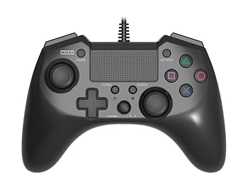 【中古】連射機能搭載ホリ USB ホリパッドFPSプラス for PS4 ブラック