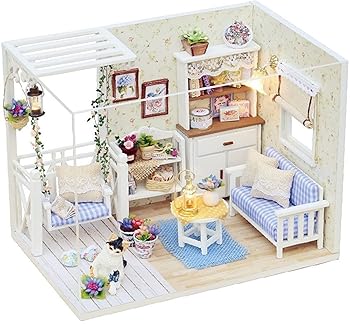 【中古】Fun2U DIY ドール ハウス 手作り キット セット 子猫物語 初心者
