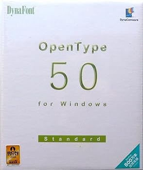 【中古】DynaFont OpenType 50 Standard for Windows
