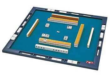 【中古】【39shop】大洋技研TAIYO★GIKEN 麻雀セット ジャンクマットさんご牌セット(非常に良い)｜アトリエ絵利奈