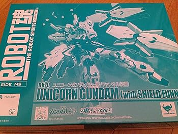【中古】【39shop】ROBOT魂★SIDE MS ユニコーンガンダム シールドファンネル装備 全高約14cm ABS&PVC製 フィギュア(非常に良い)|アトリエ絵利奈