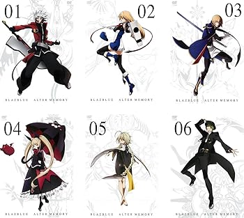 【中古】BLAZBLUE ALTER MEMORY ブレイブルー オルター メモリー レンタル落ち 全6巻セット マーケットプレイスDVDセット商品