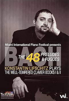 【中古】Konstantin Lifschitz Plays Bach: The Well-Tempered Clavier Books I & II DVD