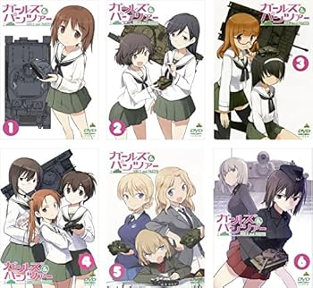 【中古】【39shop】ガールズ&パンツァー★レンタル落ち 全6巻セット マーケットプレイスDVDセット商品(非常に良い)|アトリエ絵利奈