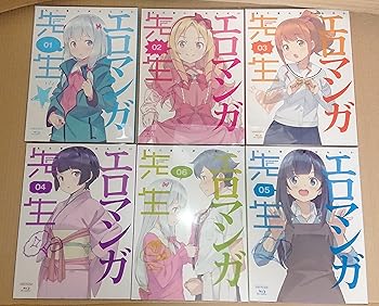 【中古】【39shop】エロマンガ先生★完全生産限定版 全6巻セット マーケットプレイス Blu-rayセット(非常に良い)|アトリエ絵利奈