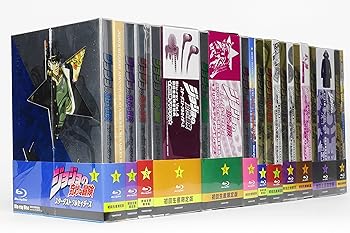 【中古】ジョジョの奇妙な冒険スターダストクルセイダース＆エジプト編初回生産限定盤全12巻マーケットプレイスBlu-rayセット