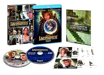 【中古】【39shop】ラビリンス★魔王の迷宮 メモリアル・エディション ブルーレイ&DVDコンボ 2枚組 初回生産限定 Blu-ray(非常に良い)|アトリエ絵利奈