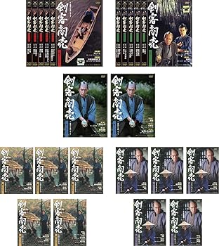 【中古】【39shop】剣客商売★第1シリーズ 全5巻 + 第2シリーズ 全5巻 + 第3シリーズ 全2巻 + 第4シリーズ 全5巻 + 第5シリーズ 全5巻 レンタル落ち 全22巻セット マ(非常に良い)｜アトリエ絵利奈