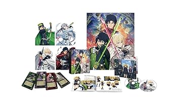 【中古】【39shop】終わりのセラフ★第1クール 限定版 コンプリート DVD-BOX 全12話, 305分 鏡貴也 降矢大輔 アニメ DVD Import PAL, 再生環境をご確認ください(非常に良い)|アトリエ絵利奈