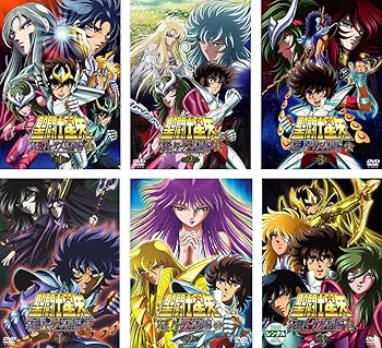 【中古】聖闘士星矢 冥王 ハーデス冥界編 前章 全3巻 + 後章 全3巻 レンタル落ち 全6巻セット マーケットプレイスDVDセット商品