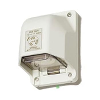 【中古】パナソニックPanasonic 接地2P20A 引掛防雨コンセント 露出・埋込両用 WK6520
