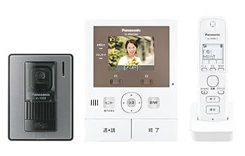 【中古】パナソニックPanasonic 無線電話子機付 テレビドアホン ワット数吊りひも式 VL-SWD200K