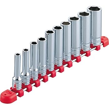 【中古】【39shop】KTC工具★3/8 9.5sq 6角 ディープソケッ-ホルダーセット11点7mm?22mm/TB3L10(非常に良い)|アトリエ絵利奈
