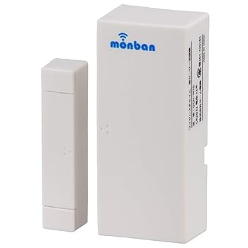 【中古】オーム電機 音と光で貼り出しする無線電話鐘 扉開閉検出器変速機機 08-0519 OCH-M70