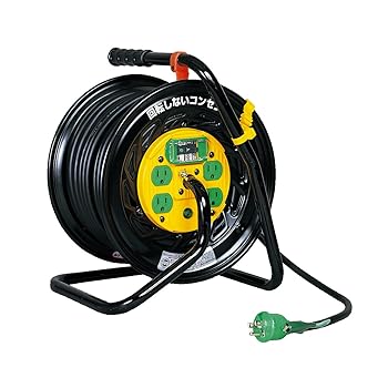 【中古】【39shop】日動★マジックリール 100V アース・ブレーカー付 Z-EB34(非常に良い)｜アトリエ絵利奈