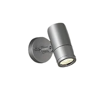 【中古】大光電機 DAIKO LEDアウトドアスポットライト LED内蔵 LED 15W 電球色 2700K 防雨形 天井付・壁付・床付兼用 電気工事必要 シルバー DOL-4017YS