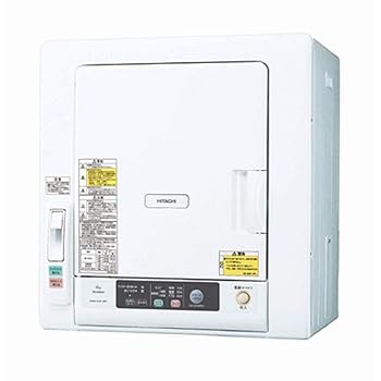 【中古】日立 6.0kg 衣類乾燥機 これっきりボタン DE-N60WV-W