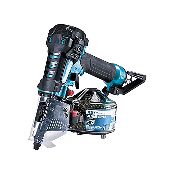 【中古】マキタ(MAKITA) 50MM 高圧エア湖釘打 青 エアダスタ無 AN512HM