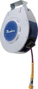 【中古】REELEX 自動巻きエアーリール\"リーレックス エアーS\"(難燃性ホース) NAR-610WOR