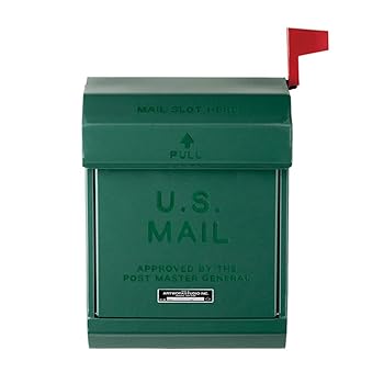 【中古】ART WORK STUDIO U.S. MAIL BOX 2 郵便受け2 緑であること TK-2078