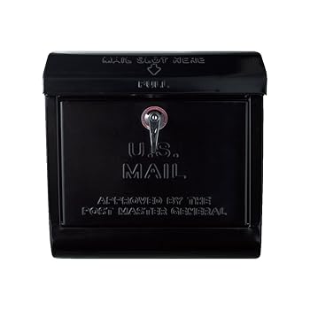 【中古】ART WORK STUDIO U.S. MAIL BOX (ユーエス郵便受け) TK-2075 黒いこと