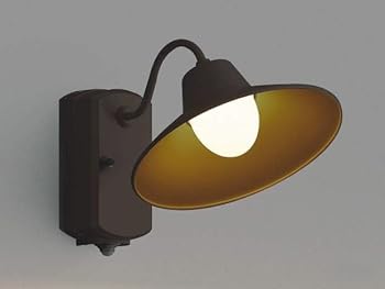 【中古】金42251L 白熱電球色LED人感検知器付アウトドア車寄せ灯