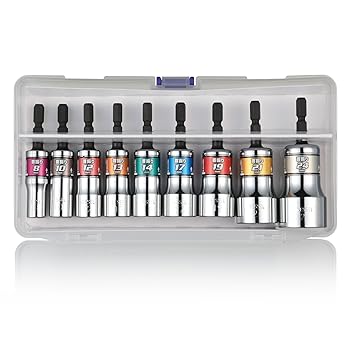 【中古】ベッセル(VESSEL) 剛鍛首振りショートソケット9本組 WSA209PS