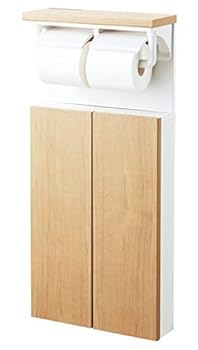 【中古】【39shop】LIXIL(リクシル)★INAX 埋込収納棚 トイレ用 紙巻器付 インテリアリモコン対応 ホワイト TSF-211U/WA(良い)|アトリエ絵利奈