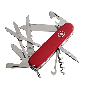 【中古】【39shop】VICTORINOX(ビクトリノックス)★ハントマン レッド ハンドル全長91MM[並行輸入品]（良い）｜アトリエ絵利奈